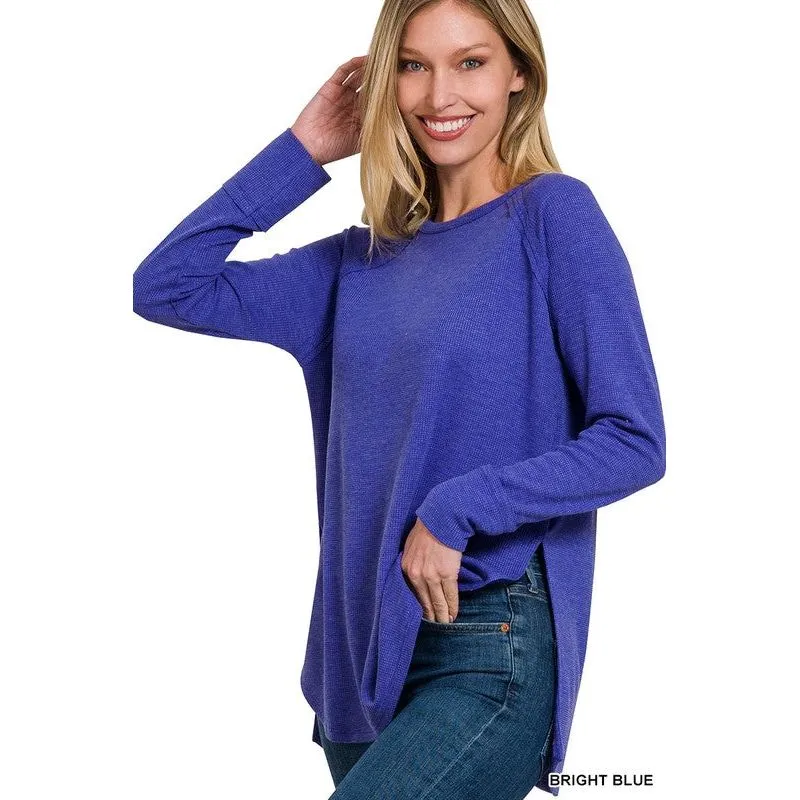 Melage Baby Waffle Long Sleeve Top