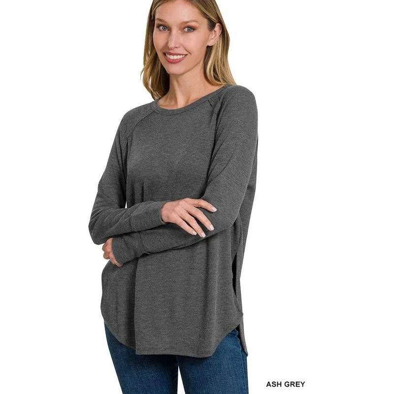 Melage Baby Waffle Long Sleeve Top