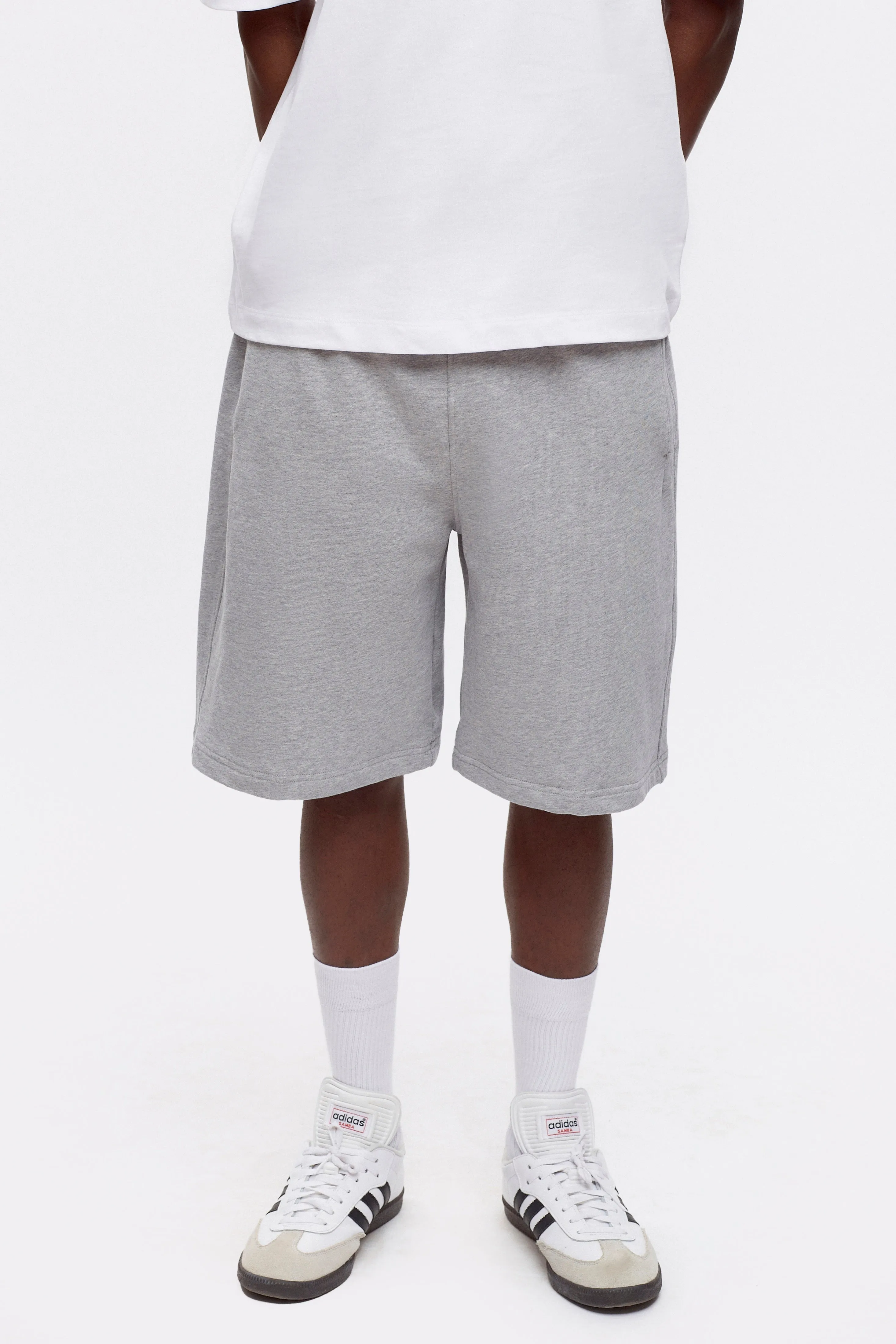 Men's Sweat Short in Heather Grey