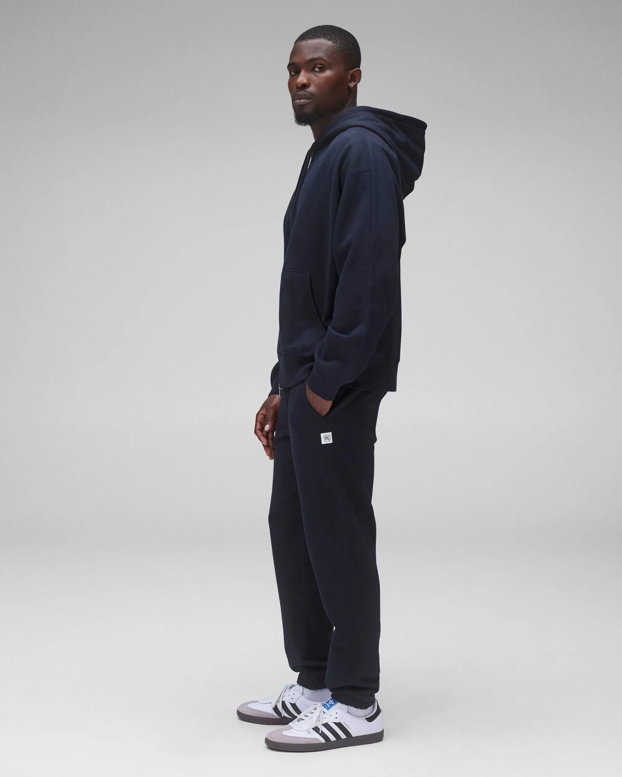 Midweight Terry Relaxed Zip Hoodie