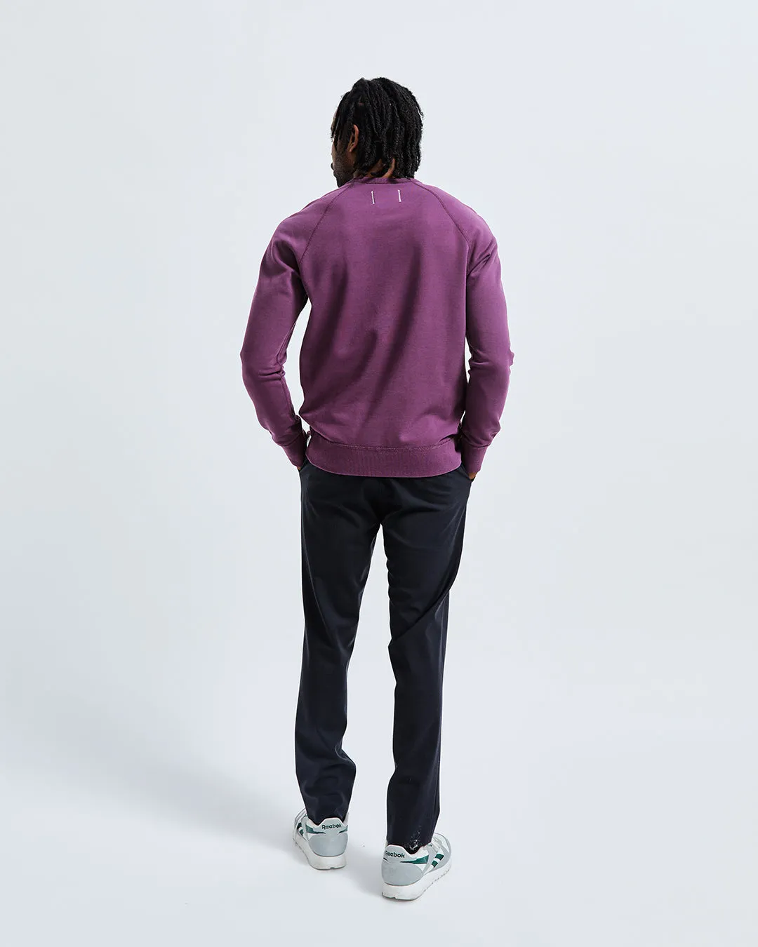 Midweight Terry Slim Crewneck