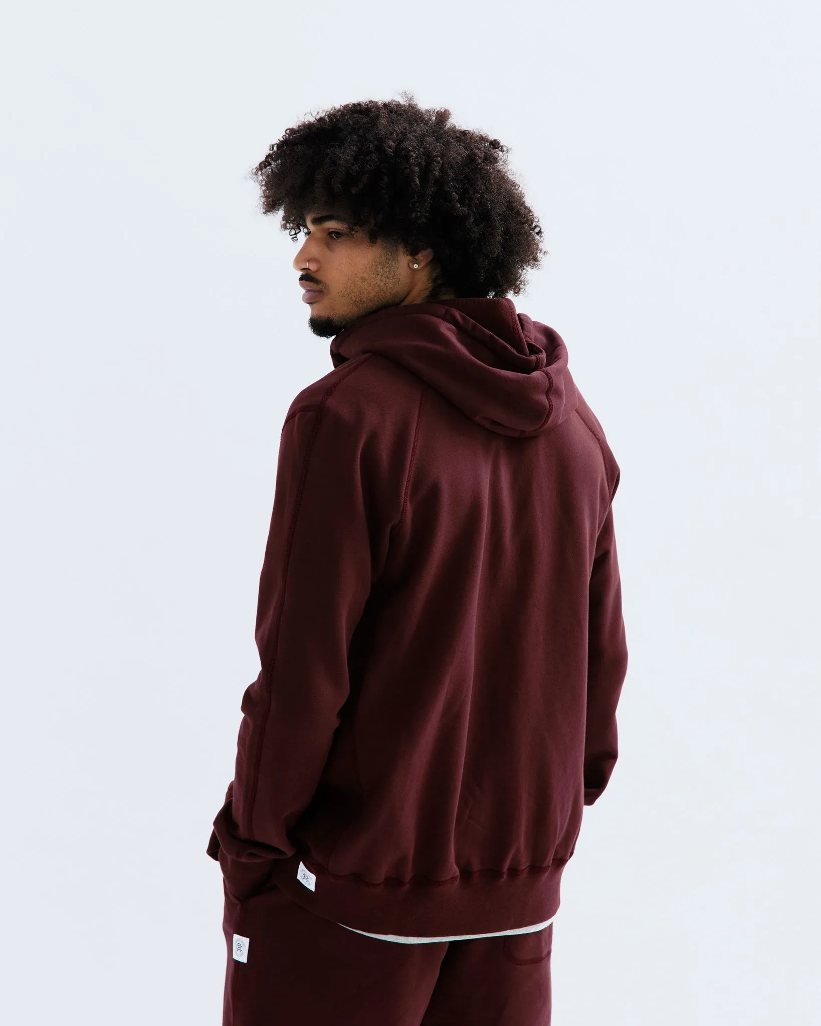 Midweight Terry Slim Zip Hoodie