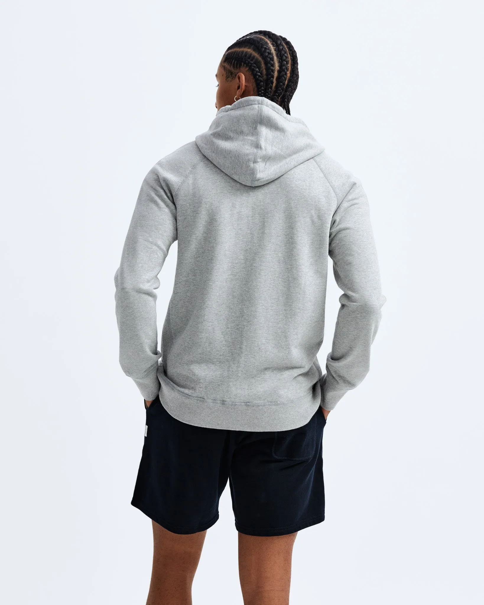 Midweight Terry Slim Zip Hoodie