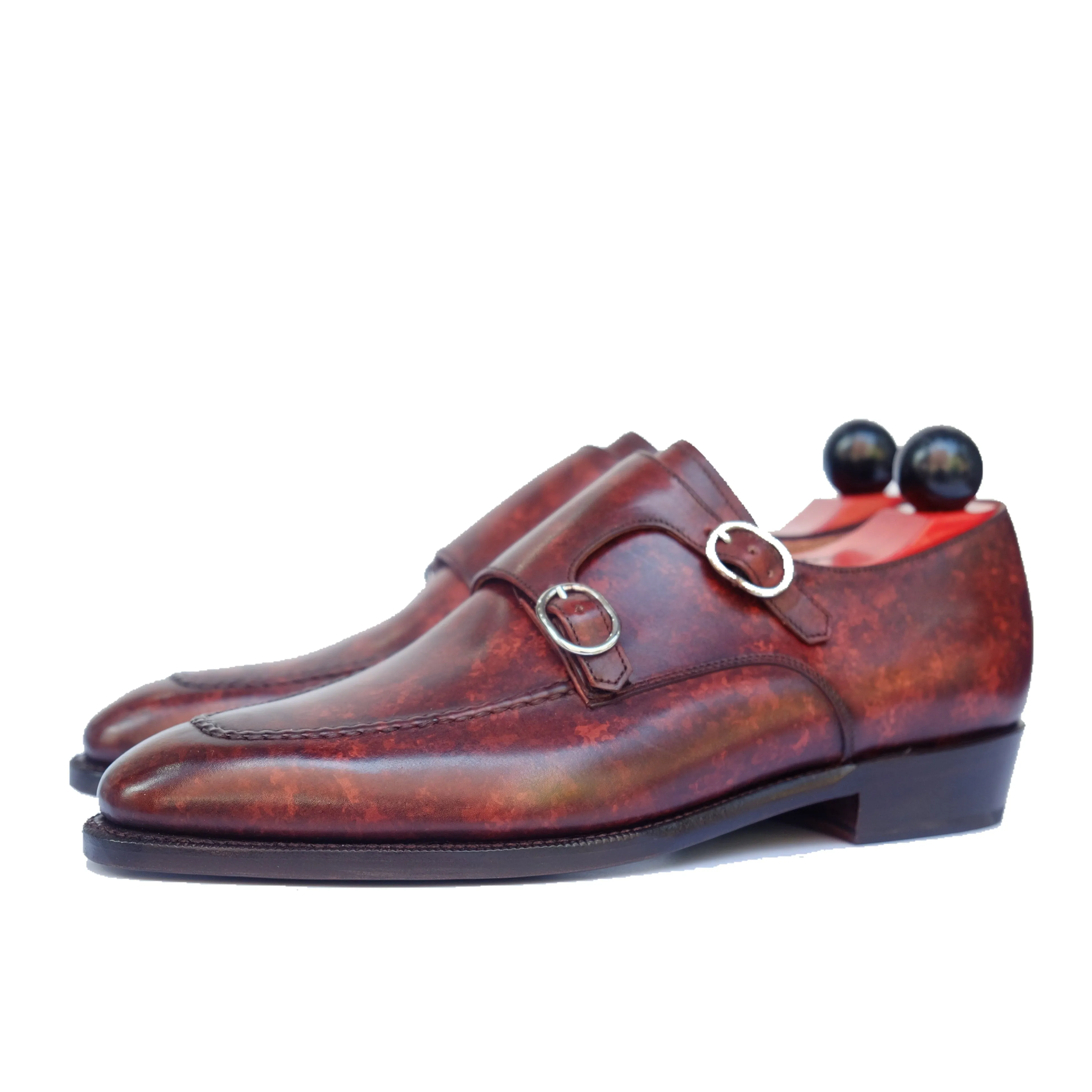 Montlake - MTO - Walnut Marble Patina - LPB Last - Single Leather Sole