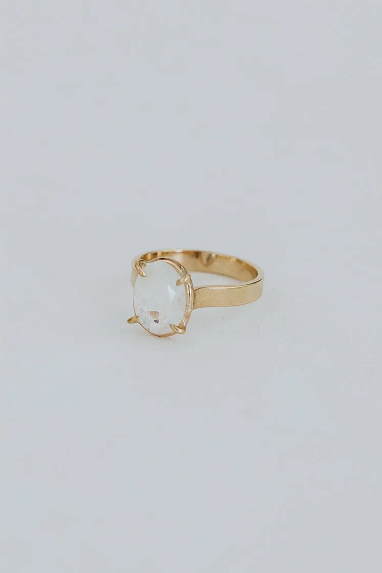 Moonstone Embrace Ring