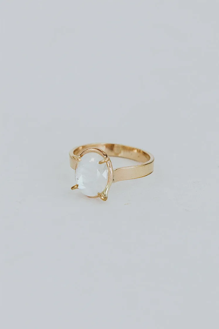 Moonstone Embrace Ring