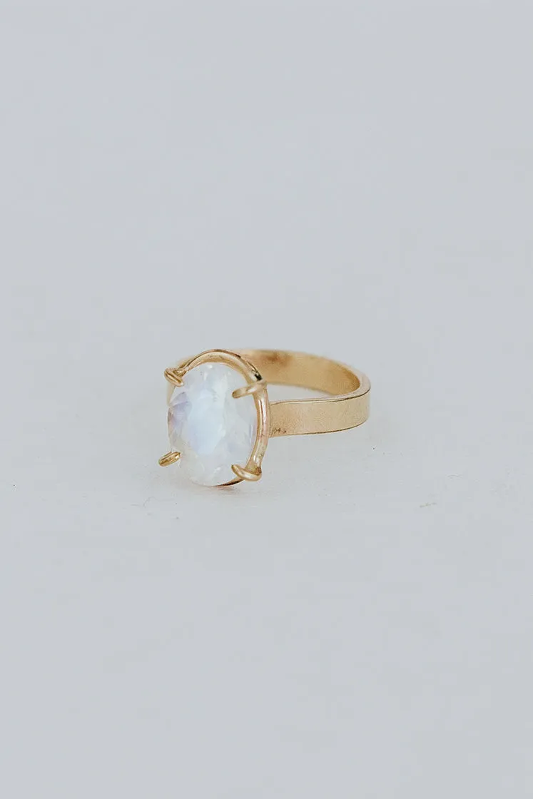 Moonstone Embrace Ring