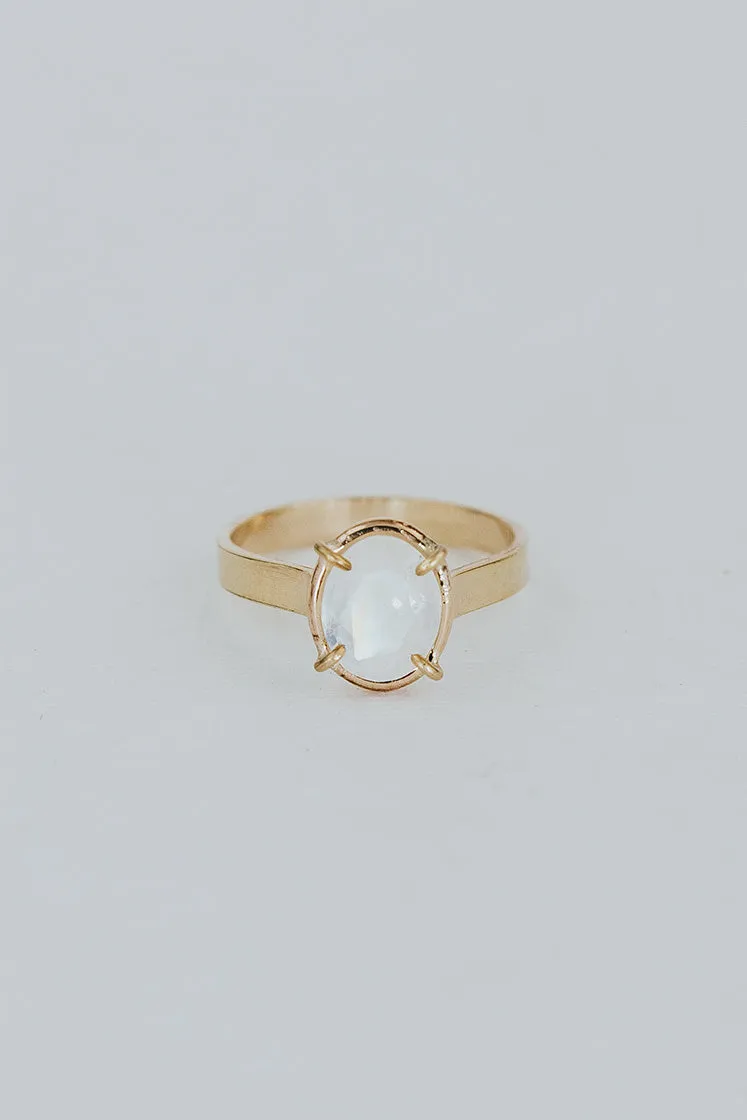 Moonstone Embrace Ring