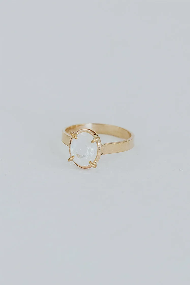 Moonstone Embrace Ring