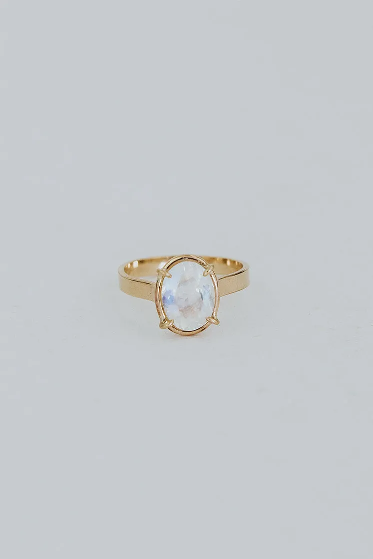 Moonstone Embrace Ring