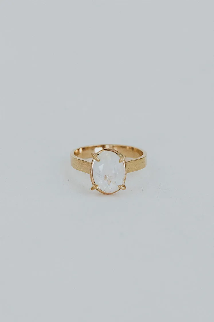 Moonstone Embrace Ring