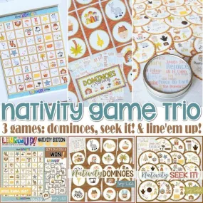 Nativity GAME TRIO PRINTABLE