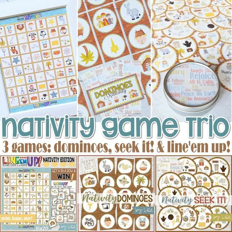 Nativity GAME TRIO PRINTABLE