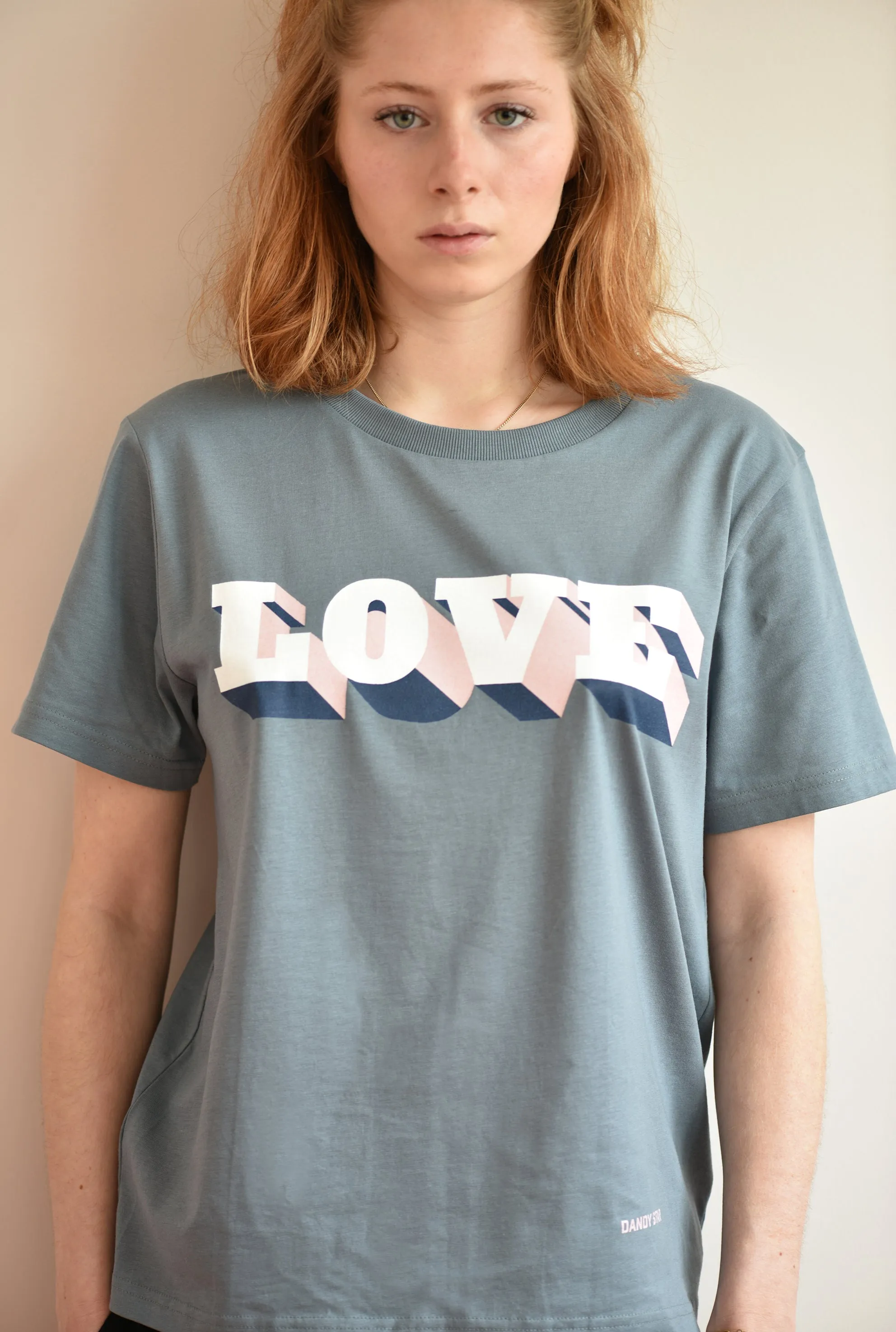 NEW LOVE  SMOKEY BLUE T-SHIRT