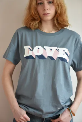 NEW LOVE  SMOKEY BLUE T-SHIRT