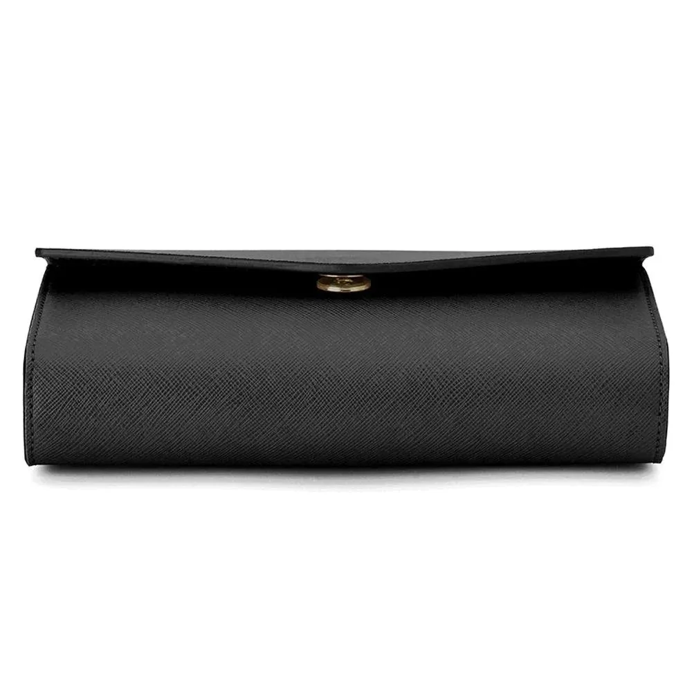 Nic Envelope Clutch (Black)