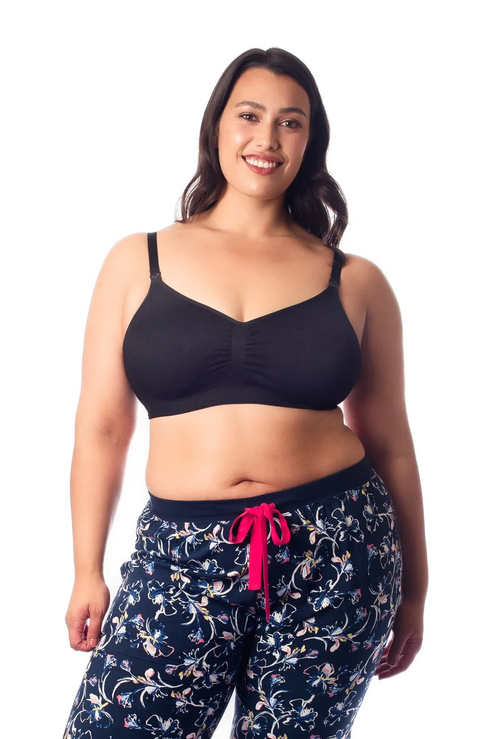 Nursing Sleep/Hospital Bra - NEW Wirefree My Necessity Black