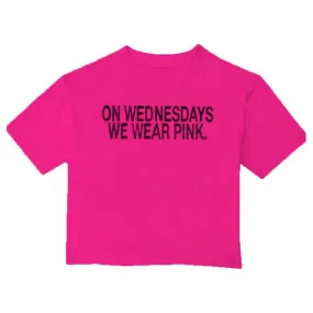 on wednesdays we wear pink tee