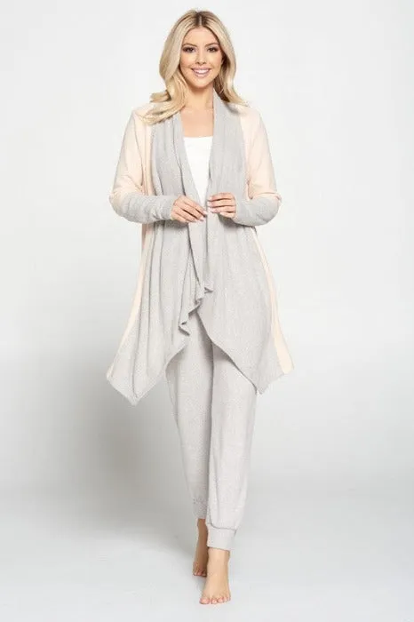 Open Draped Cardigan