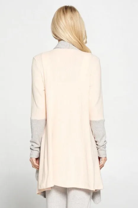 Open Draped Cardigan