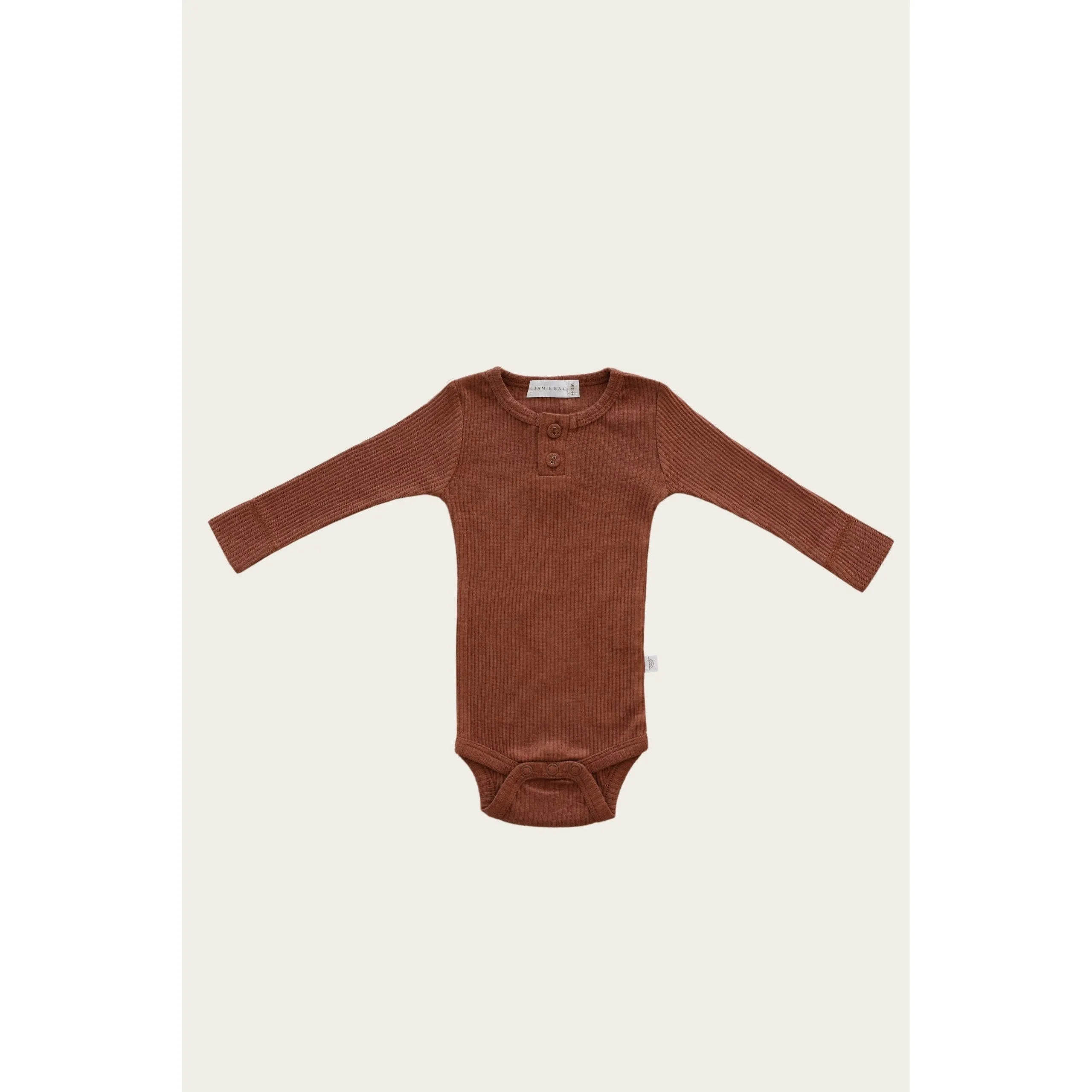 Organic Essential Bodysuit - COPPER