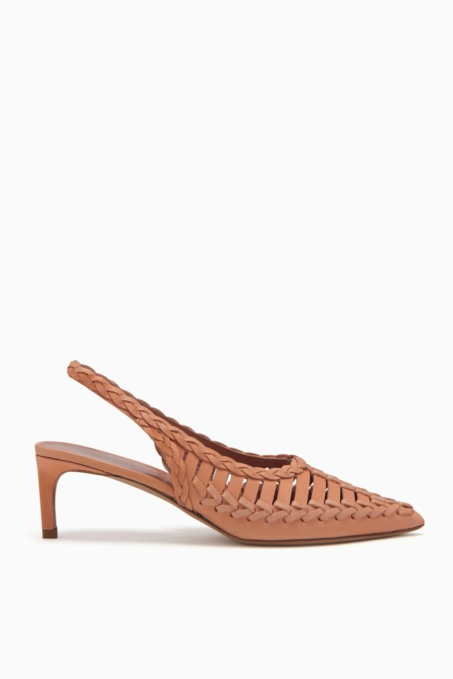 Penelope Kitten Heel - Pecan Brown