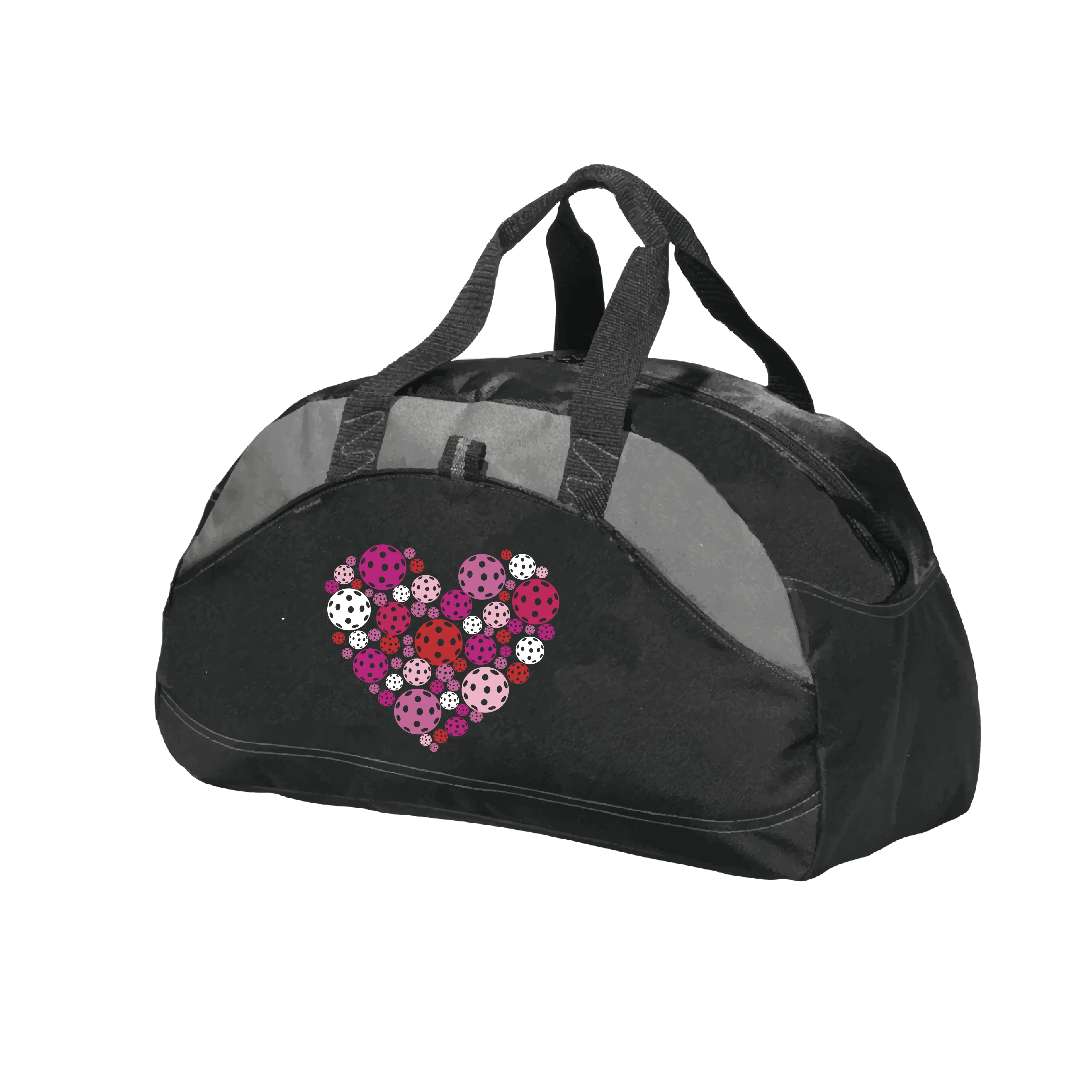 Pickelball Heart | Pickleball Sports Duffel | Medium Size Court Bag