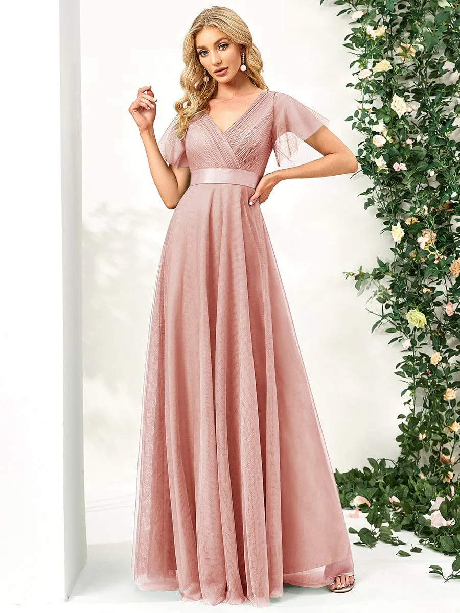 Pink Bridesmaid Gowns