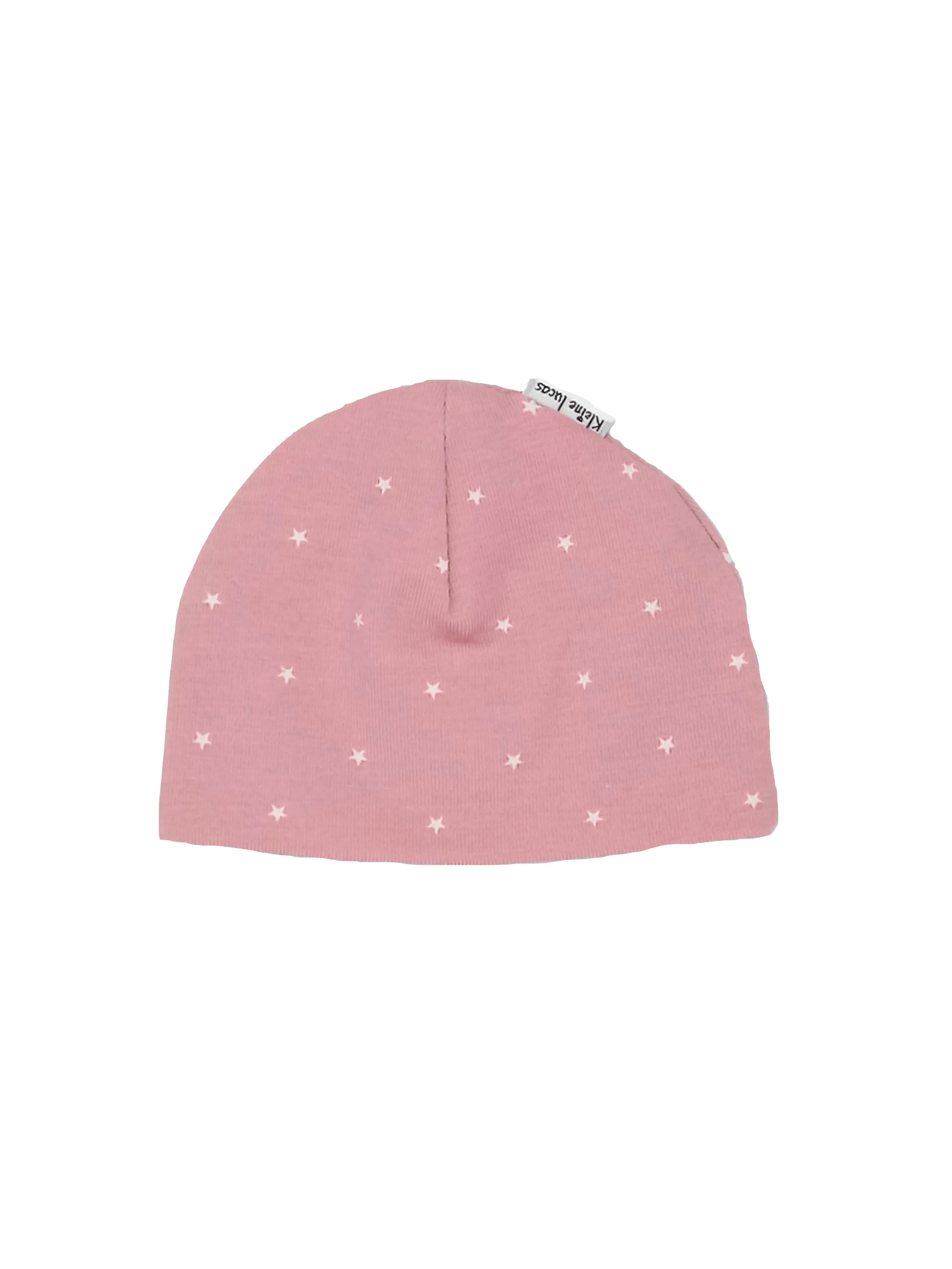 Pink with White Stars Hat