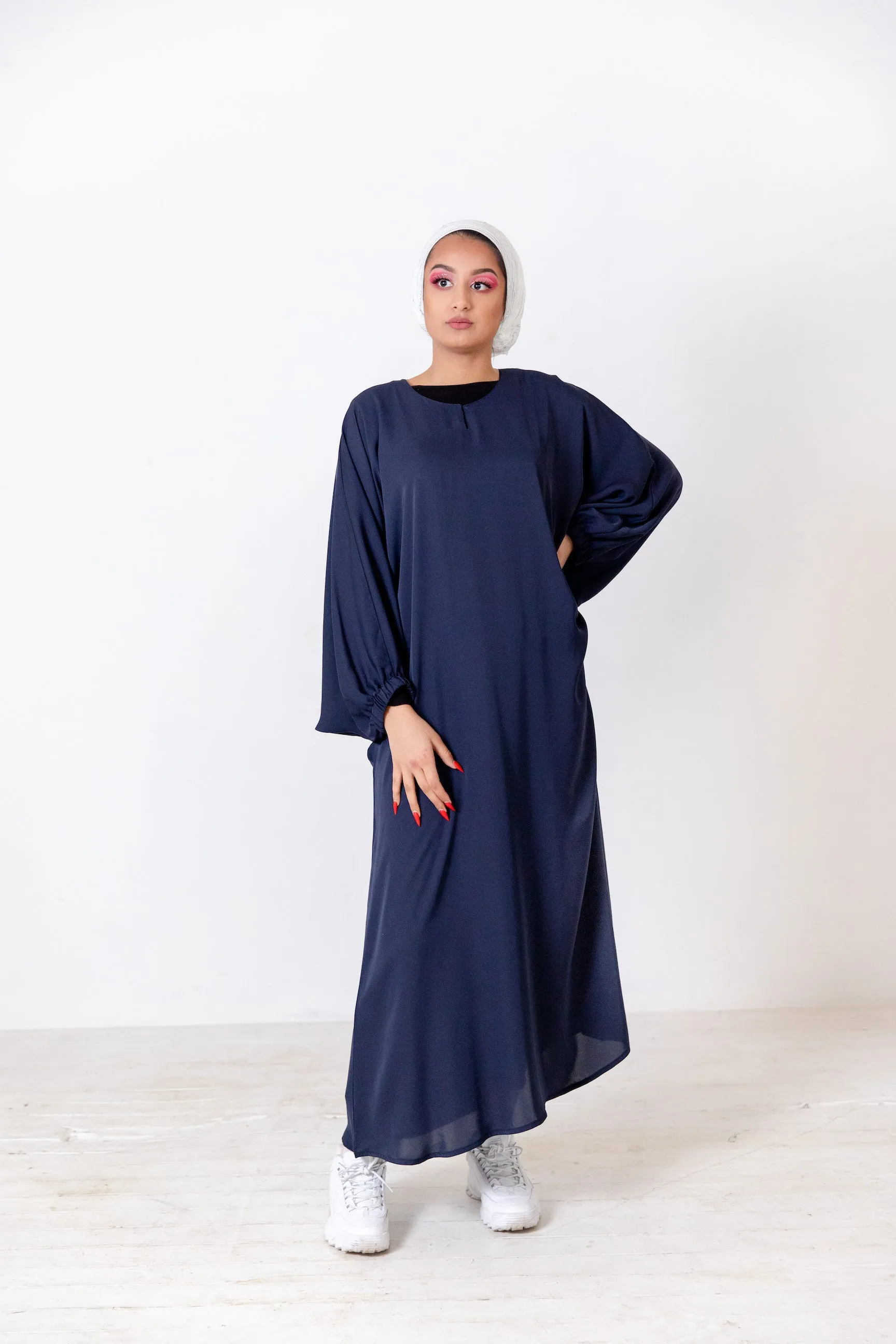 Plain Butterfly Closed  Abaya (3 Colours)