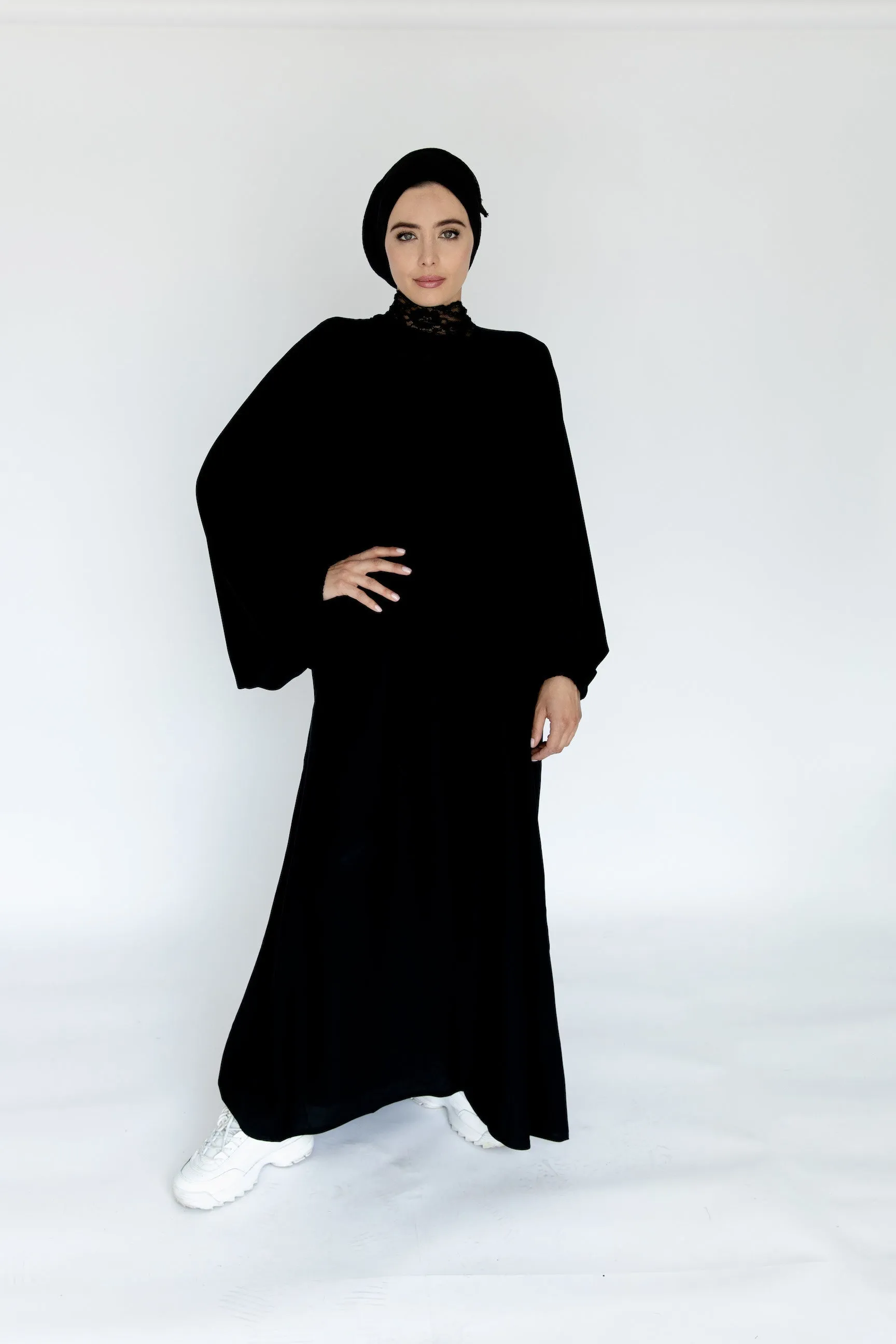 Plain Butterfly Closed  Abaya (3 Colours)