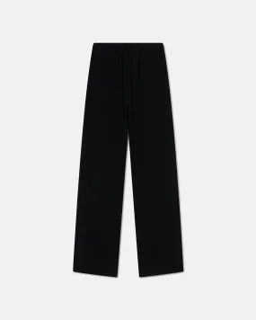 Polyka - Sale Bouclé Crepe Pants - Black