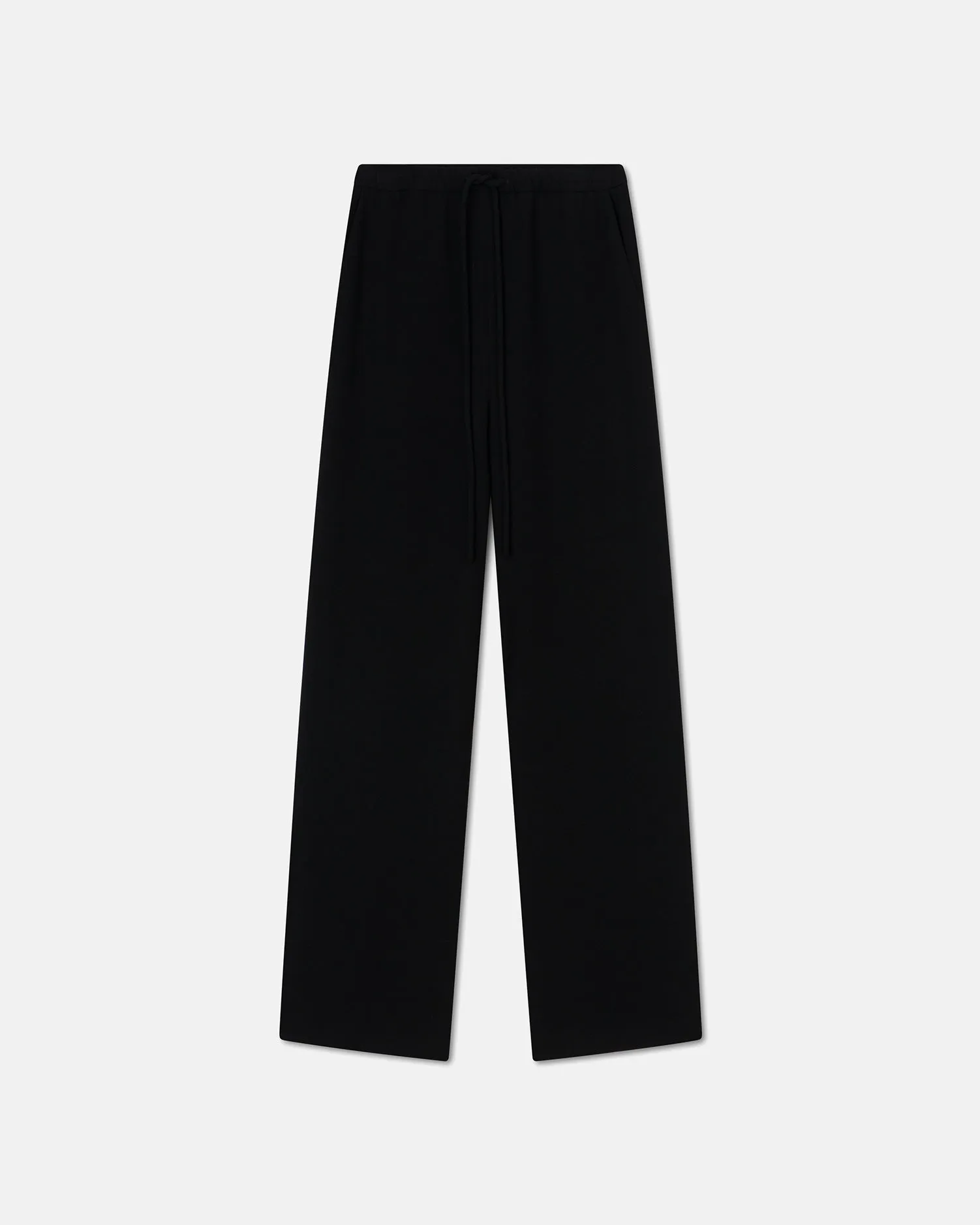 Polyka - Sale Bouclé Crepe Pants - Black