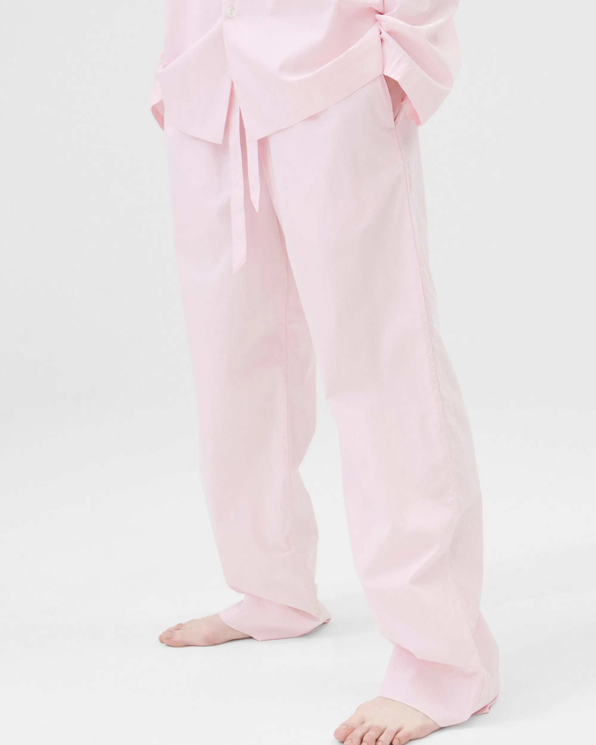 Poplin Pyjama Pants Soft Pink