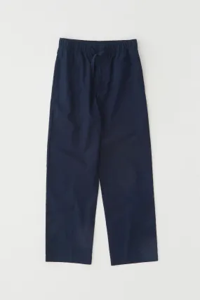 Poplin Pyjama Pants True Navy