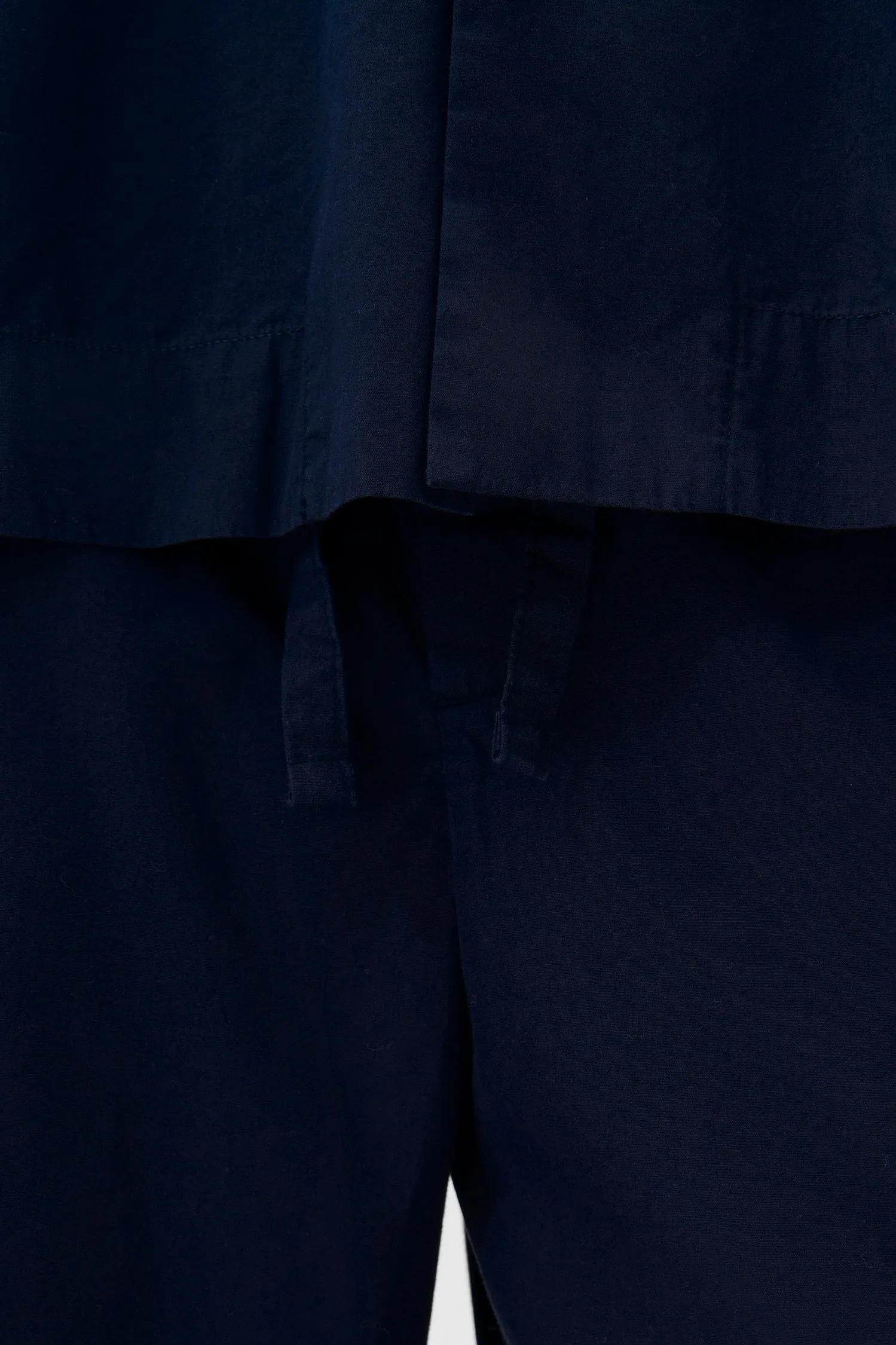 Poplin Pyjama Pants True Navy