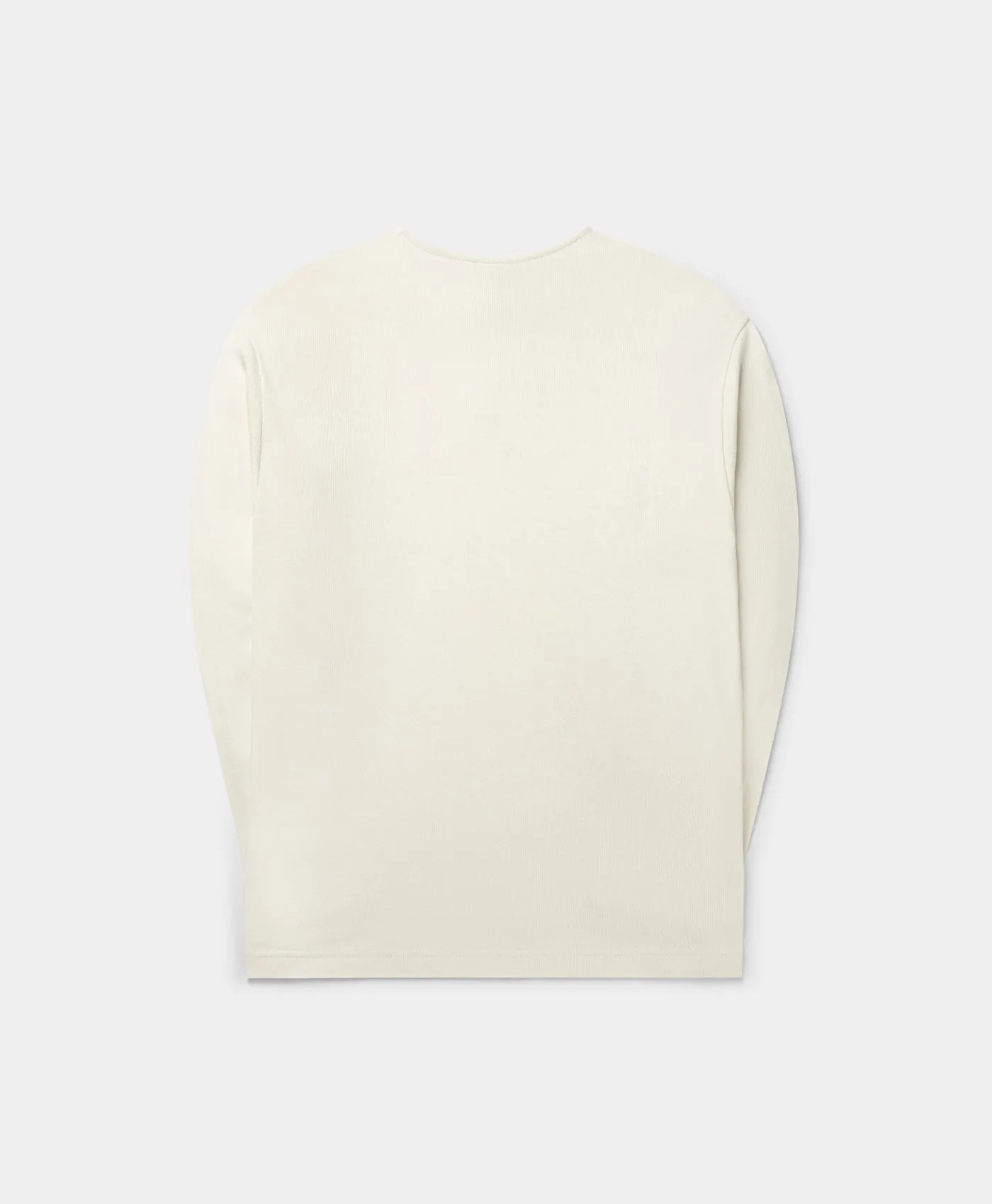 Pristine White Knit Longsleeve