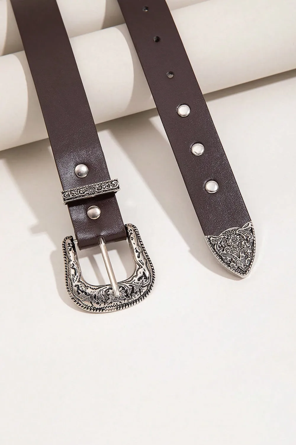 PU Leather Studded Belt