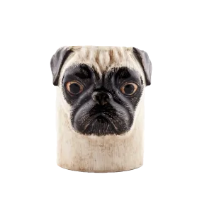 Quail Pug Pencil Pot