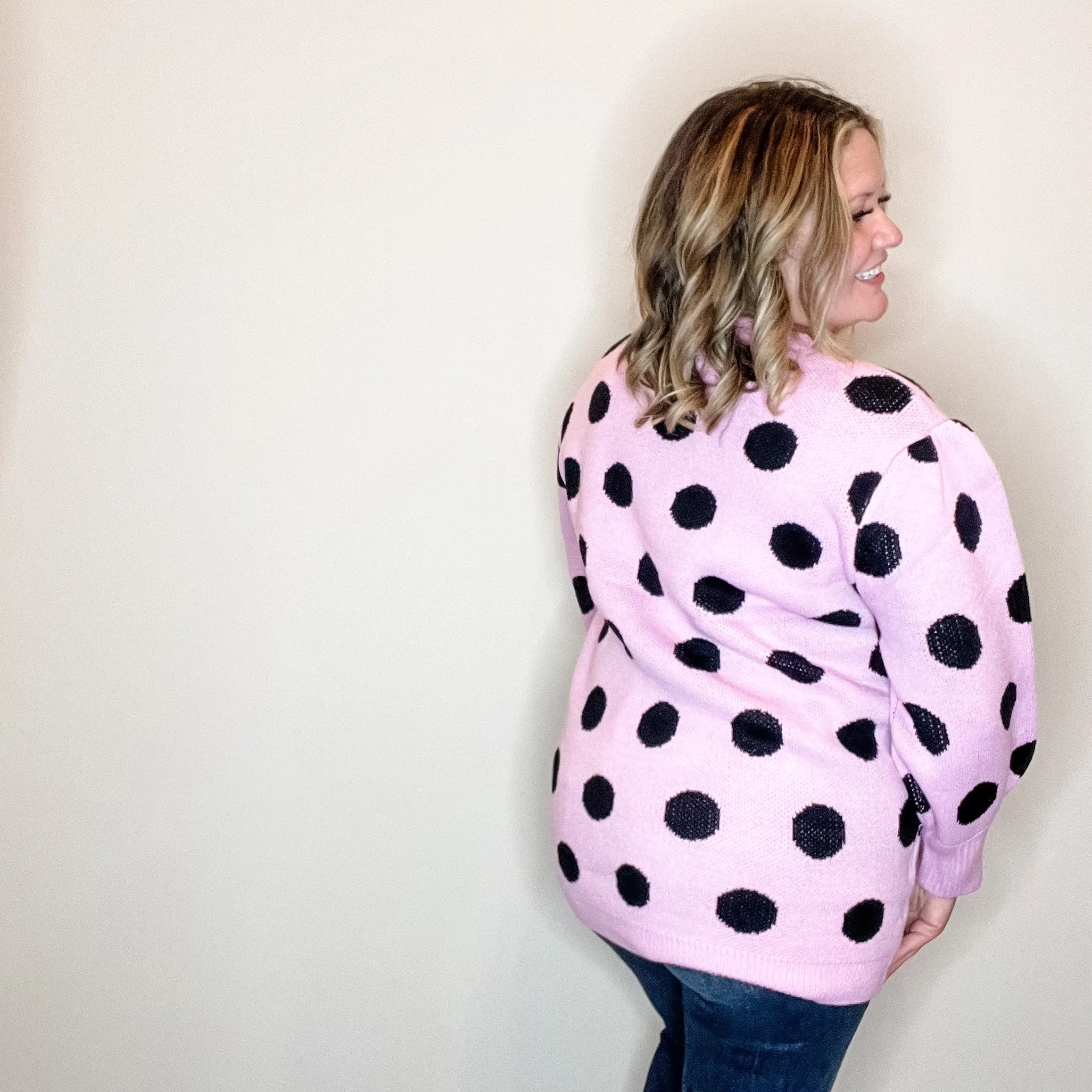 "I Say Yes" Polka Dot Sweater