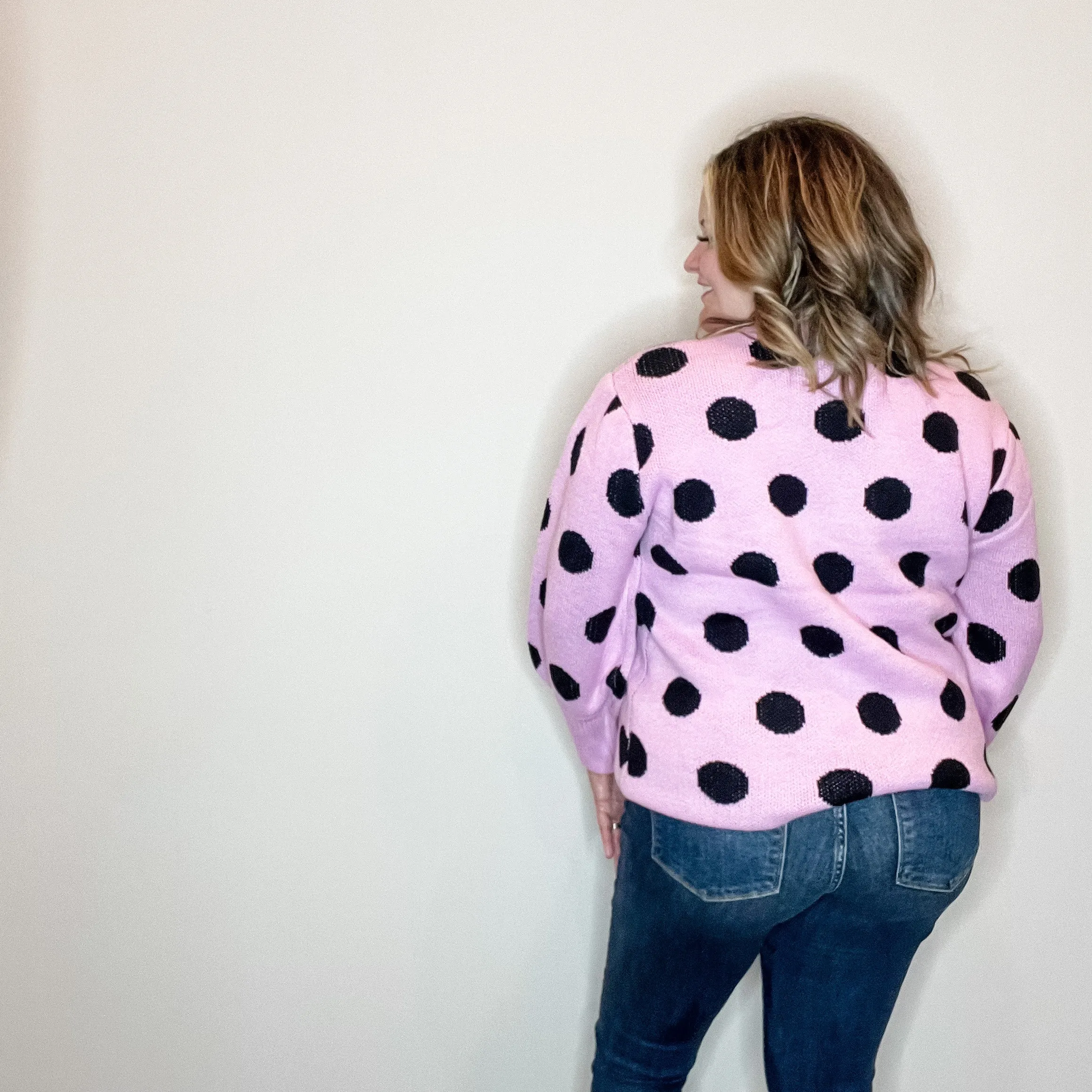 "I Say Yes" Polka Dot Sweater