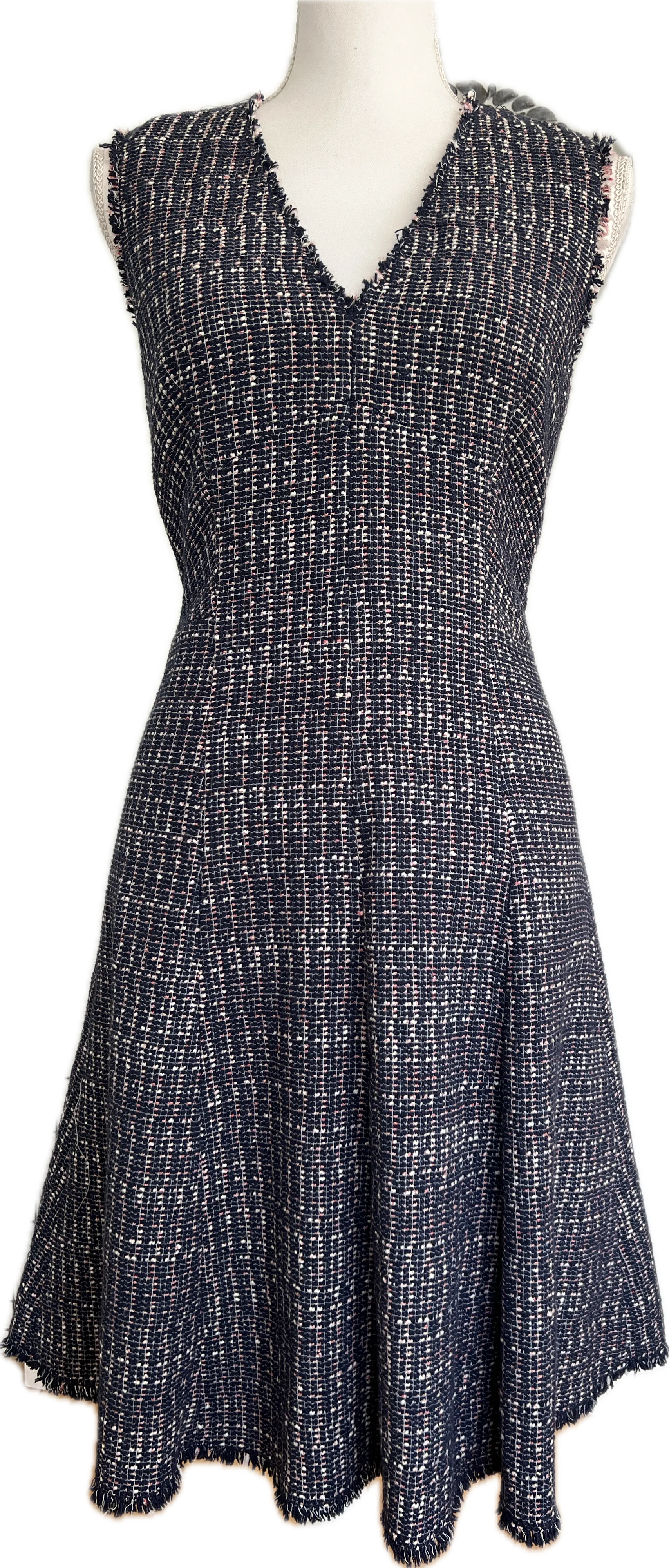 Rebecca Taylor Tweed Navy Dress, 8