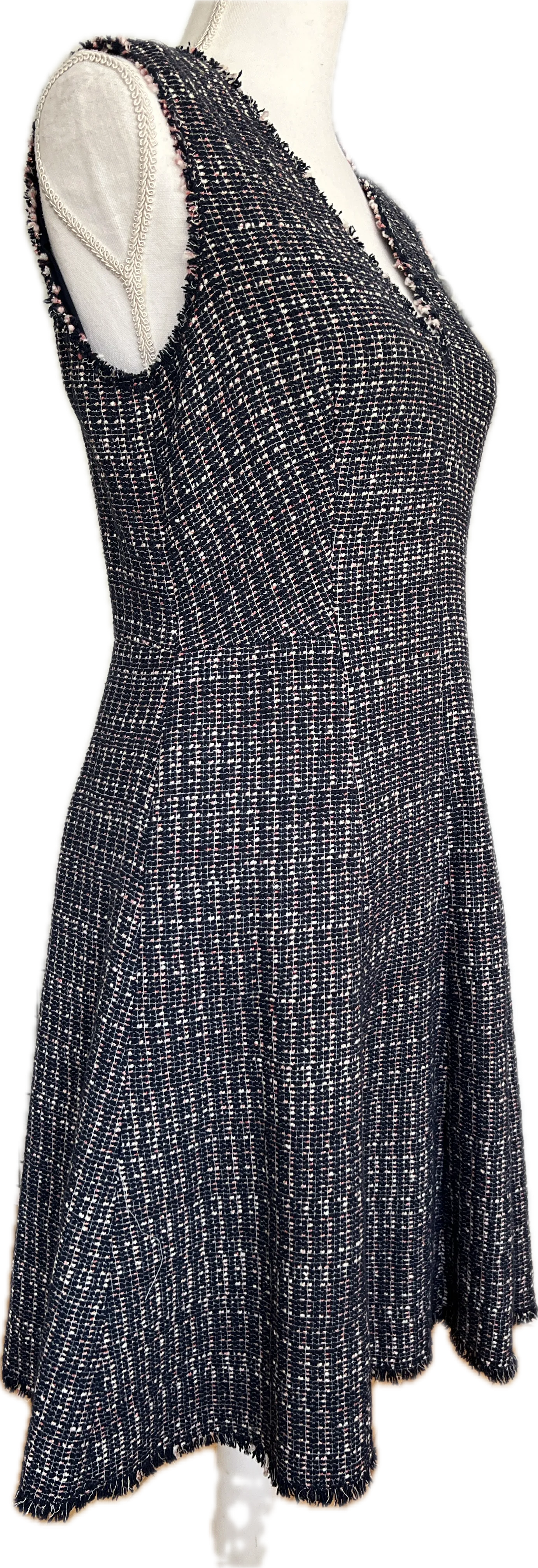 Rebecca Taylor Tweed Navy Dress, 8