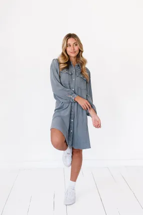 Savanna Dress in Blue