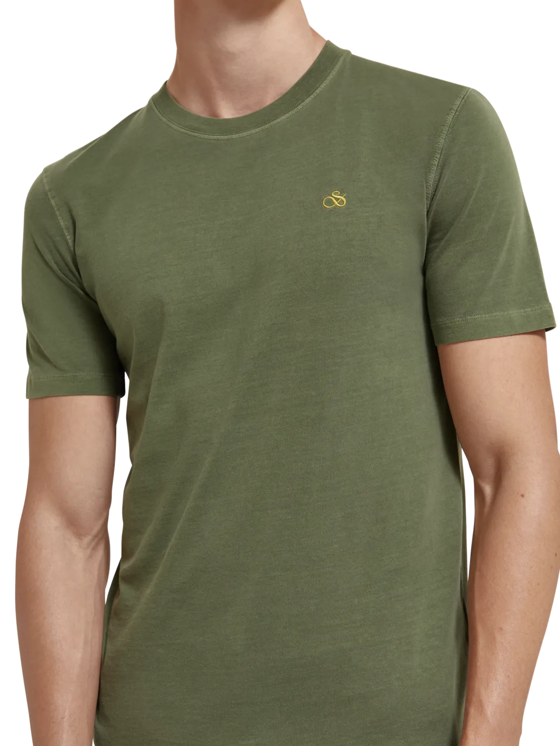 Scotch & Soda - Logo T-Shirt - Twilight or Field Green