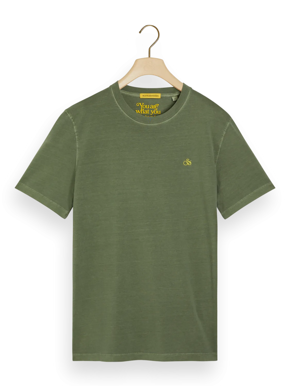 Scotch & Soda - Logo T-Shirt - Twilight or Field Green