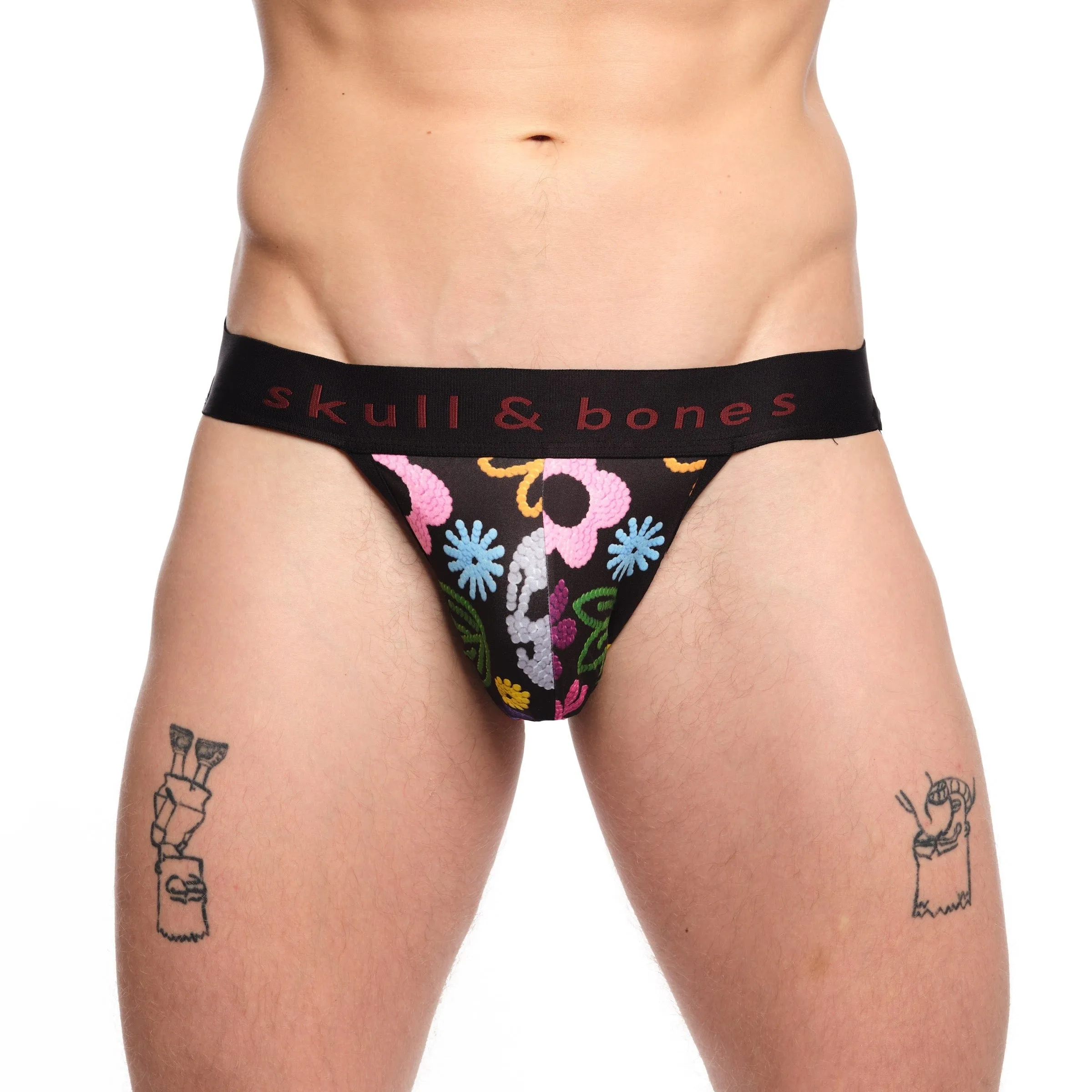 Skull Floral Jockstrap