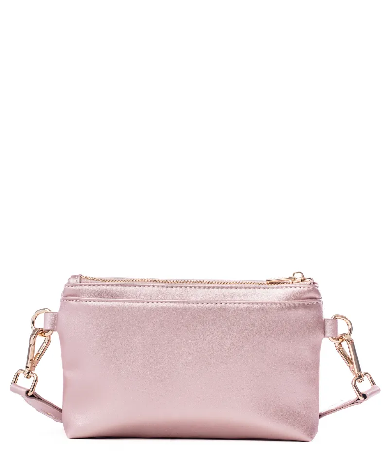 Skye Sling Bag - Pink Metallic