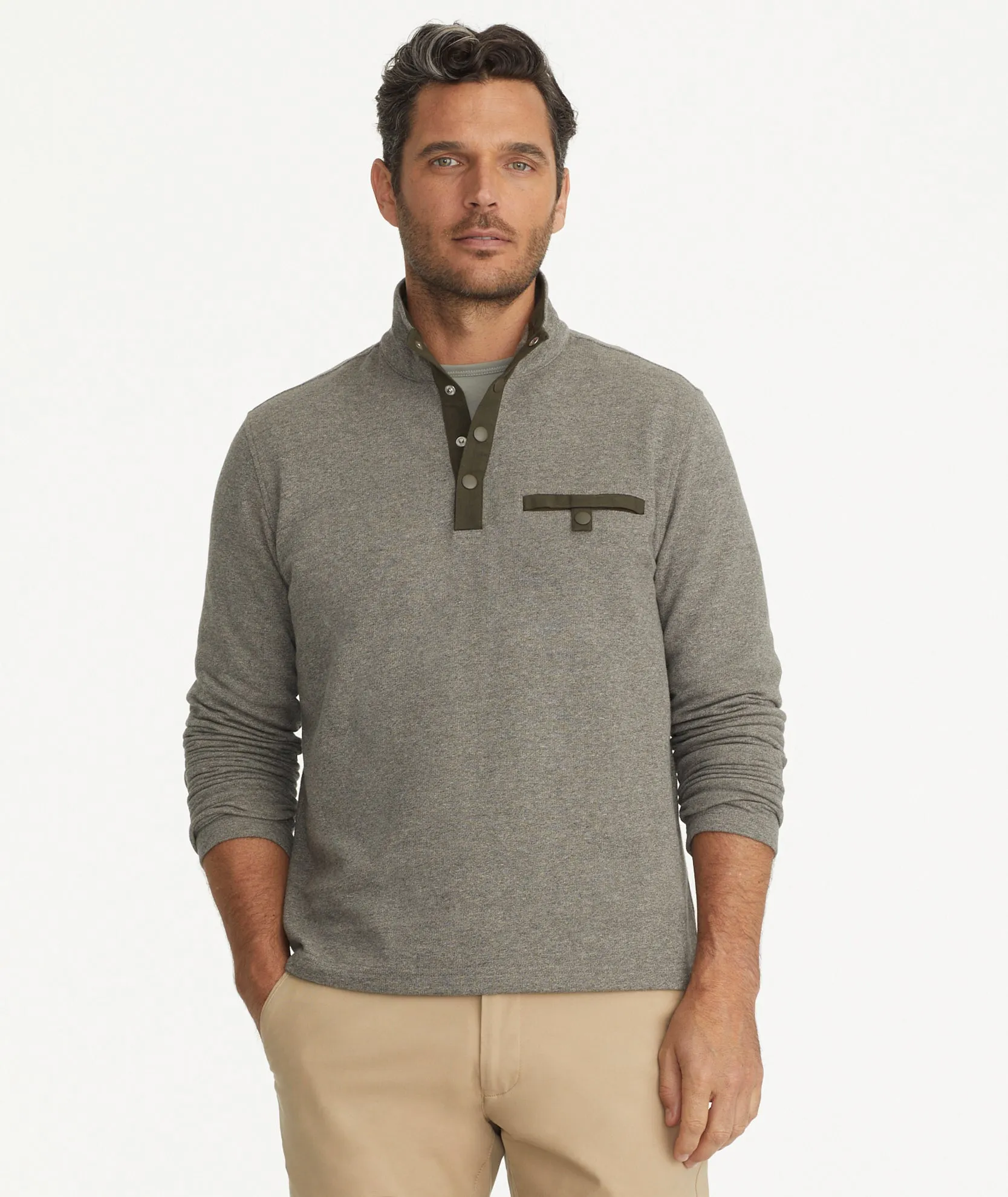 Snap Fleece Pullover