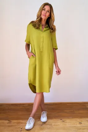 Soul Tyra Pistachio Shirt Dress